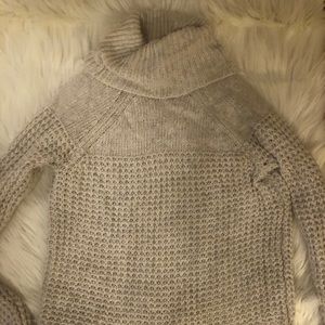 Cream/Sand Cowl Neck Abercrombie Sweater